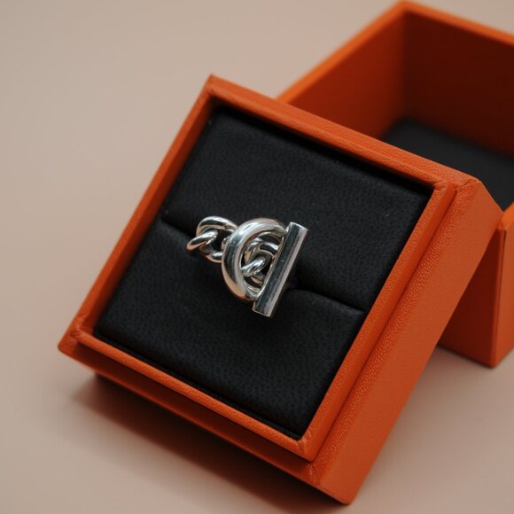 Hermes Croisette ring, large model - Picture 6 of 8